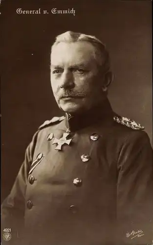 Ak General Albert Theodor Otto von Emmich, NPG 4921