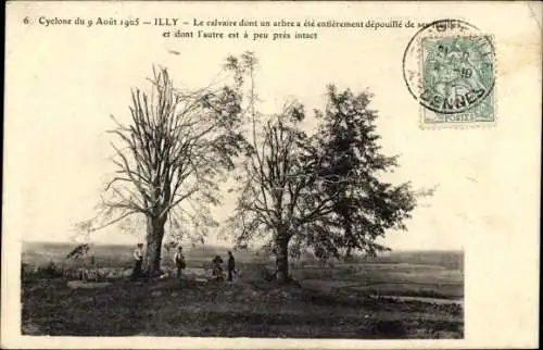 Ak Illy Ardennes, Kalvarienberg