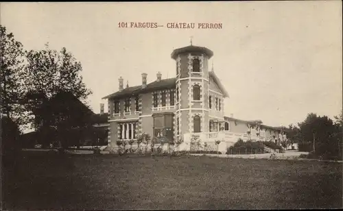 Ak Fargues Gironde, Chateau Perron