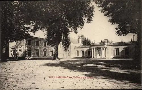 Ak Gradignan Gironde, Chateau de Tauzia