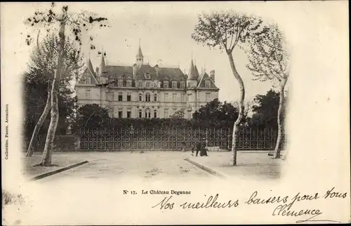 Ak Arcachon Gironde, Le Chateau Deganne