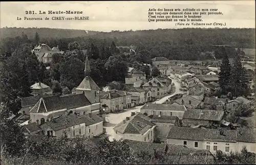 Ak Cirey sur Blaise Haute Marne, Panorama