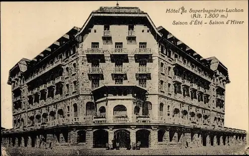 Ak Superbagnères Luchon Haute Garonne, Hotel de Ville