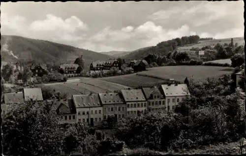 Ak Zschopau im Erzgebirge Sachsen, Blick zur Bergstraße