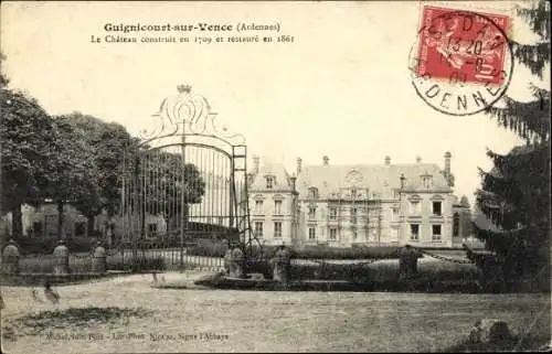 Ak Guignicourt sur Vence Ardennes, Château