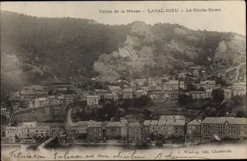 Ak Monthermé Ardennes, Laval Dieu, La Haute Rowa