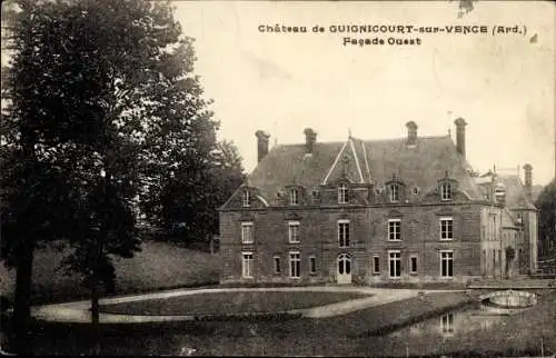 Ak Guignicourt sur Vence Ardennes, Château