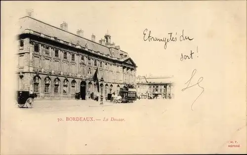 Ak Bordeaux Gironde, La Douane