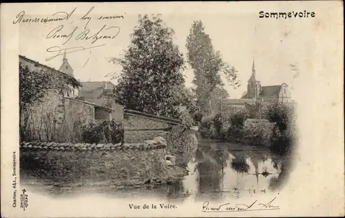 Ak Sommevoire Haute Marne, Vue de la Voire