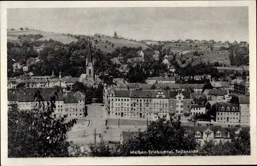 Ak Meißen Sachsen, Teilansicht, Triebischtal