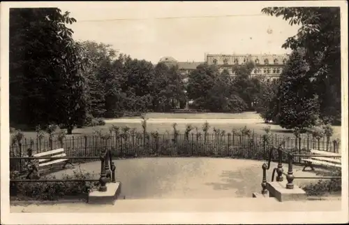 Ak Riesa an der Elbe Sachsen, Puschkinplatz