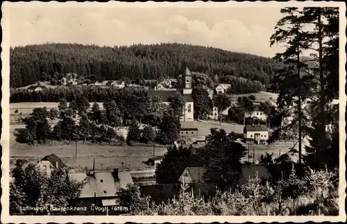 Ak Rautenkranz im Vogtland, Totale