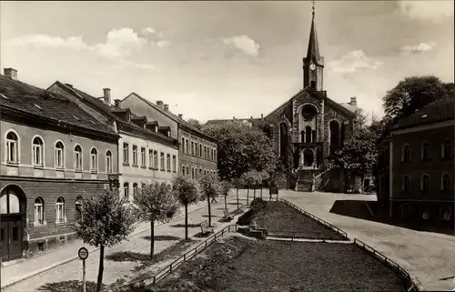 Ak Schöneck im Vogtland, Kirchplatz
