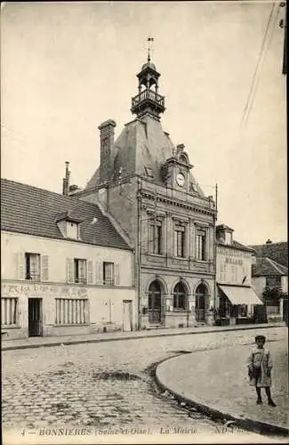 Ak Bonnieres sur Seine Yvelines, La Mairie