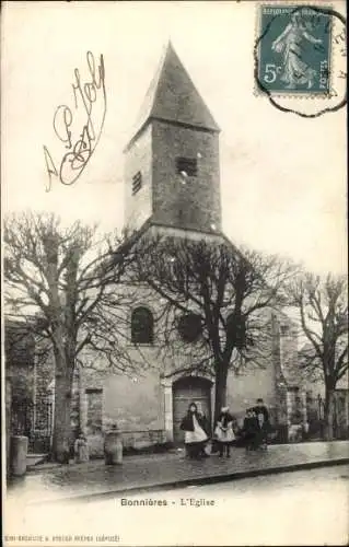 Ak Bonnieres sur Seine Yvelines, Eglise