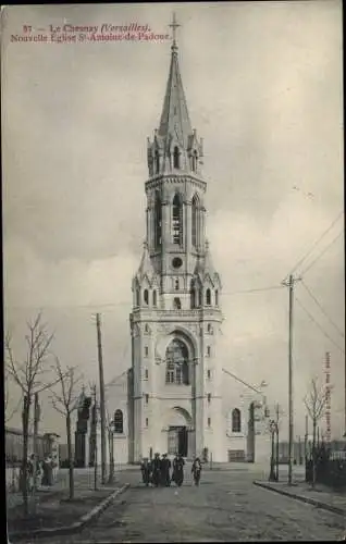 Ak Versailles Le Chesnay Yvelines, Nouvelle Eglise Saint Antoine de Padoue