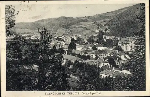 Ak Trenčianske Teplice Trentschin Teplitz Slowakei, Celkovy pohl'ad