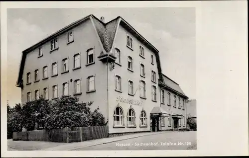 Ak Nossen Landkreis Meißen, Hotel Sachsenhof