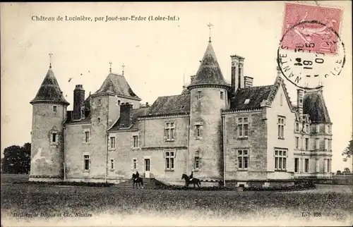 Ak Joue sur Erdre Loire Atlantique, Chateau de Luciniere