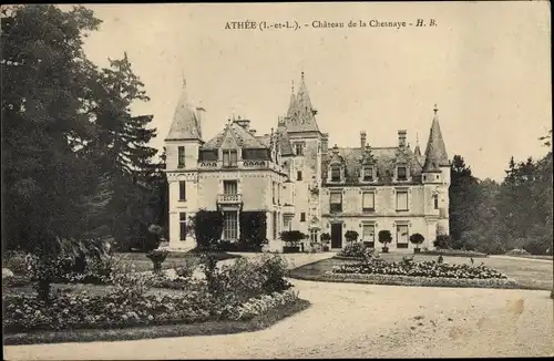 Ak Athée Indre et Loire, Château de la Chesnaye