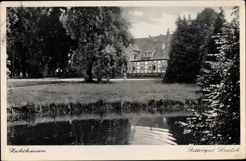 Ak Hechthausen in Niedersachsen, Rittergut Hutloh