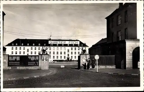 Ak Wittlich Rheinland Pfalz, Quartier Foch, französische Kaserne
