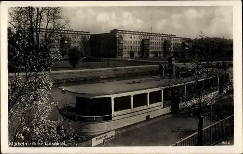 Ak Mülheim an der Ruhr, Luisental, Dampferanlegestelle