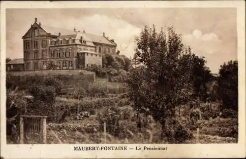 Ak Maubert Fontaine Ardennes, Le Pensionnat