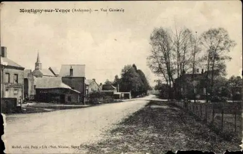 Ak Montigny sur Vence Ardennes, Vue Generale