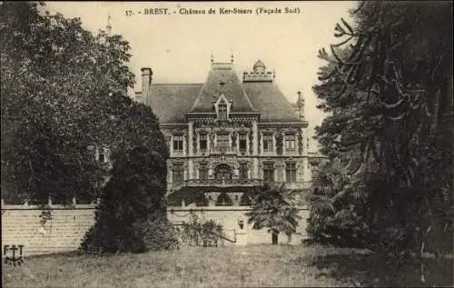 Ak Brest Finistère, Château de Ker-Stears
