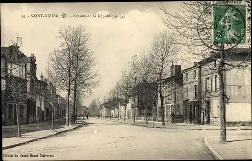 Ak Saint Dizier Haute Marne, Avenue de la République
