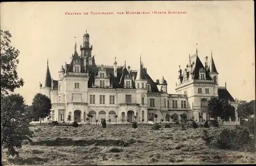 Ak Montrejeau Haute Garonne, Chateau de Valmirande