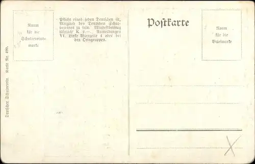 Künstler Ak Von Scheffel, Ekkehard, Deutscher Schulverein 490, Da neigte die stolze Frau