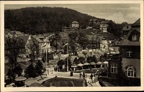 Ak Oberschlema im Erzgebirge, Teilansicht