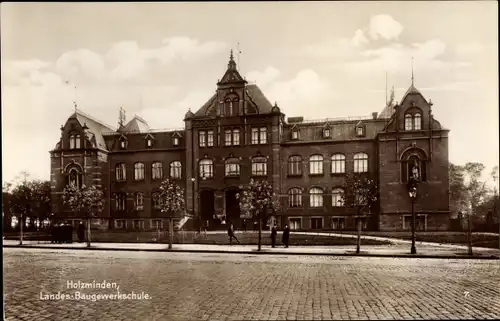 Ak Holzminden an der Weser, Landes Baugewerkschule