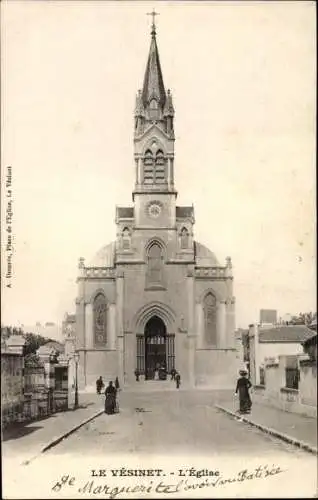 Ak Le Vésinet Yvelines, Eglise