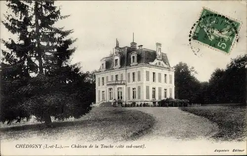 Ak Chédigny Indre et Loire, Château de la Touche