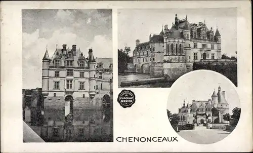 Ak Chenonceaux Indre et Loire, Château, Chocolat Menier