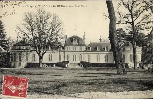 Ak Cercay Seine et Oise, Château