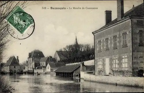 Ak Buzançais Indre, Le Moulin de Commerce