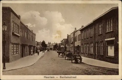 Ak Haarlem Nordholland Niederlande, Bantamstraat