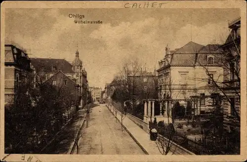 Ak Ohligs Solingen Bergisches Land, Wilhelmstraße