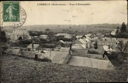 Ak Librecy Ardennes, Vue d'Ensemble