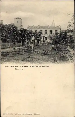 Ak Moulis en Medoc Gironde, Chateau Biston Brillette