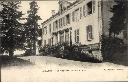 Ak Manois Haute Marne, Château de M. Rémond