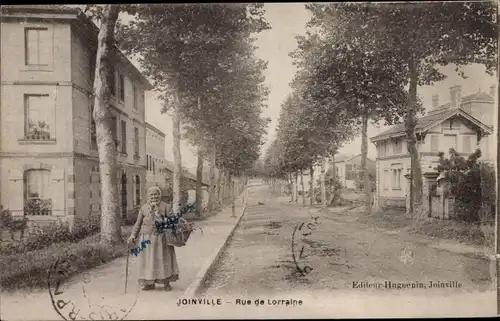 Ak Joinville Haute Marne, Rue de Lorraine