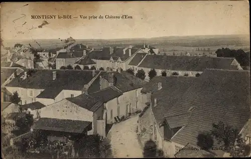 Ak Montigny le Roi Haute-Marne, Vue prise du Château d'Eau