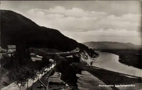 Ak Holzminden an der Weser, Kiekenstein