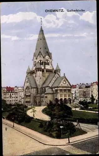 Ak Chemnitz in Sachsen, Lutherkirche