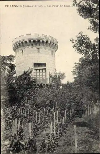 Ak Villennes sur Seine Yvelines, La Tour de Beaulieu